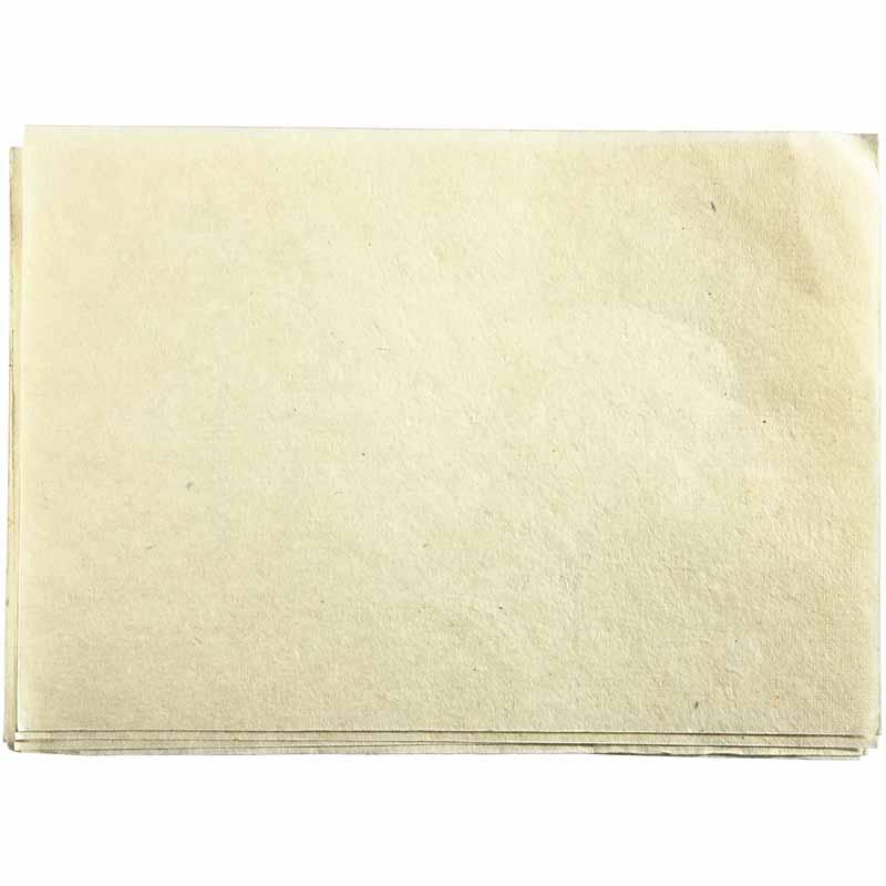 Handmade Paper off white 21x30cm 5 pcs Foxy Studio