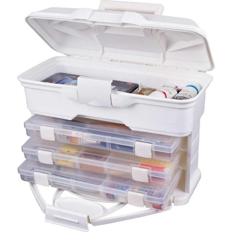 Artbin 6994AB Solutions™ Storage 3 Drawer White Foxy Studio