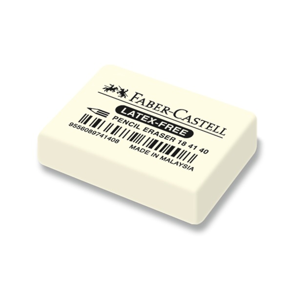 Faber Castell LatexFree Eraser White Soft Foxy Studio